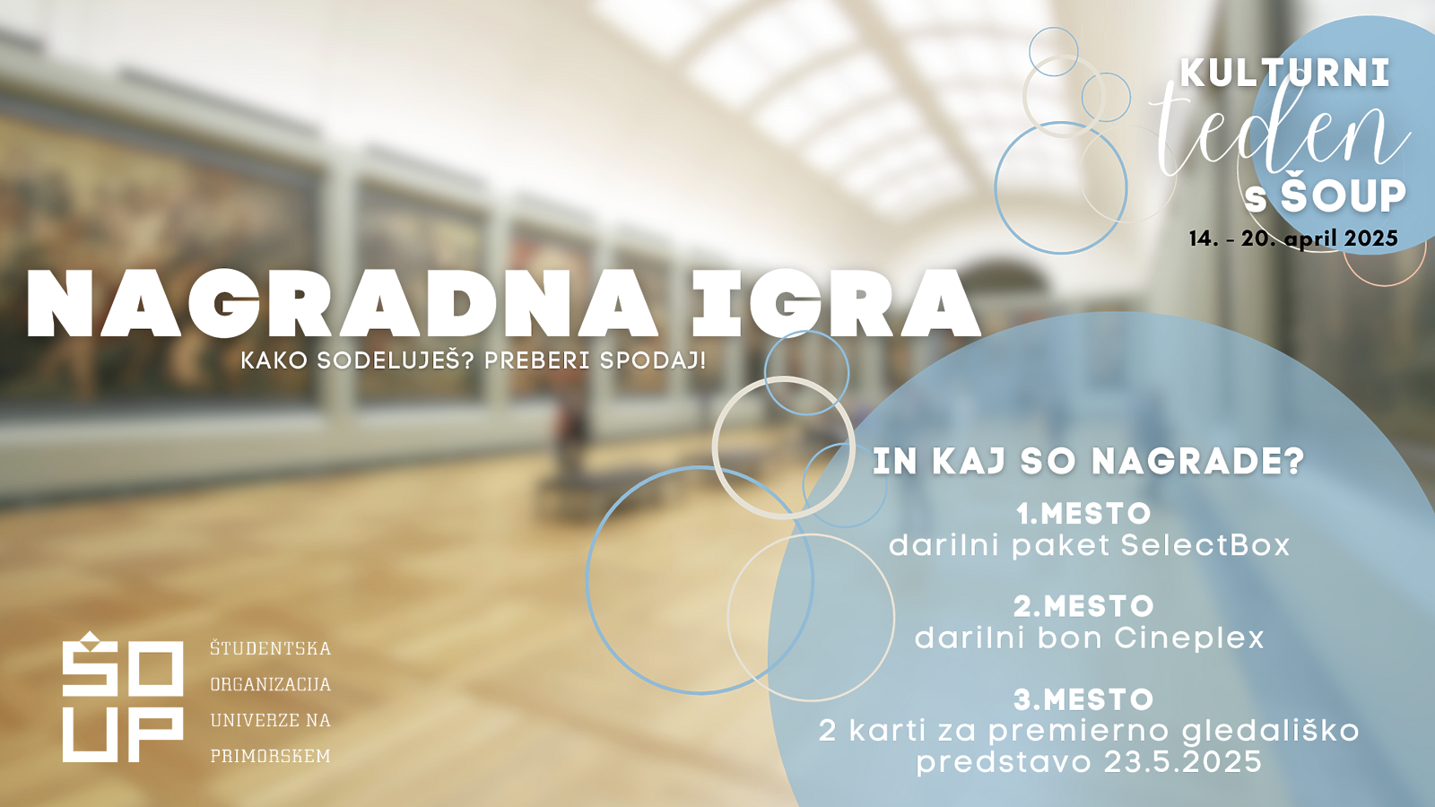 kulturni teden - nagradna